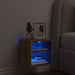 Comodă TV de perete cu lumini LED Stejar artizanal 30x28,5x30cm - WALTI WALTI