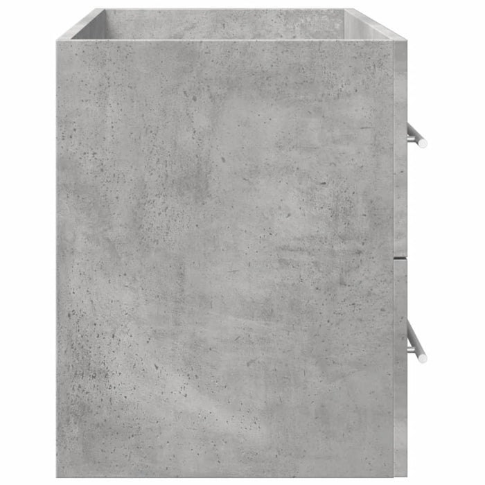 Dulap de chiuvetă gri beton 80x38,5x48 cm lemn prelucrat WALTI