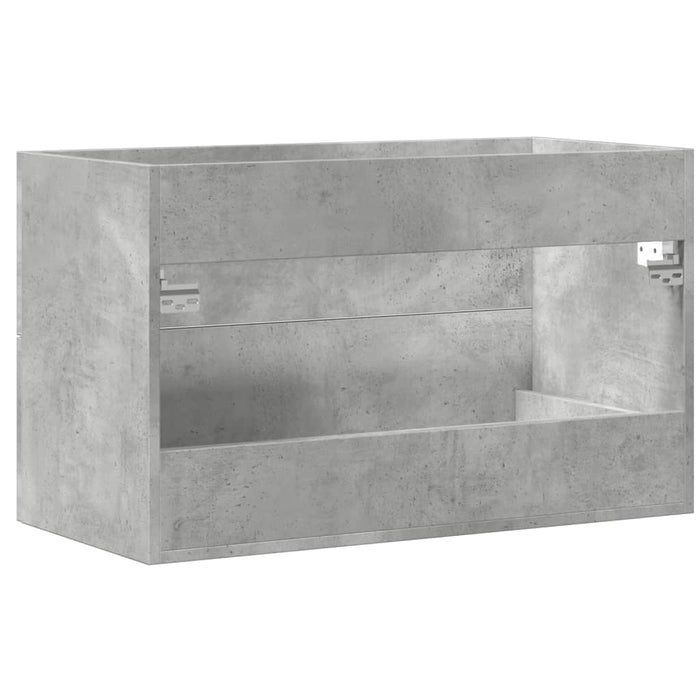 Dulap de chiuvetă gri beton 80x38,5x48 cm lemn prelucrat WALTI