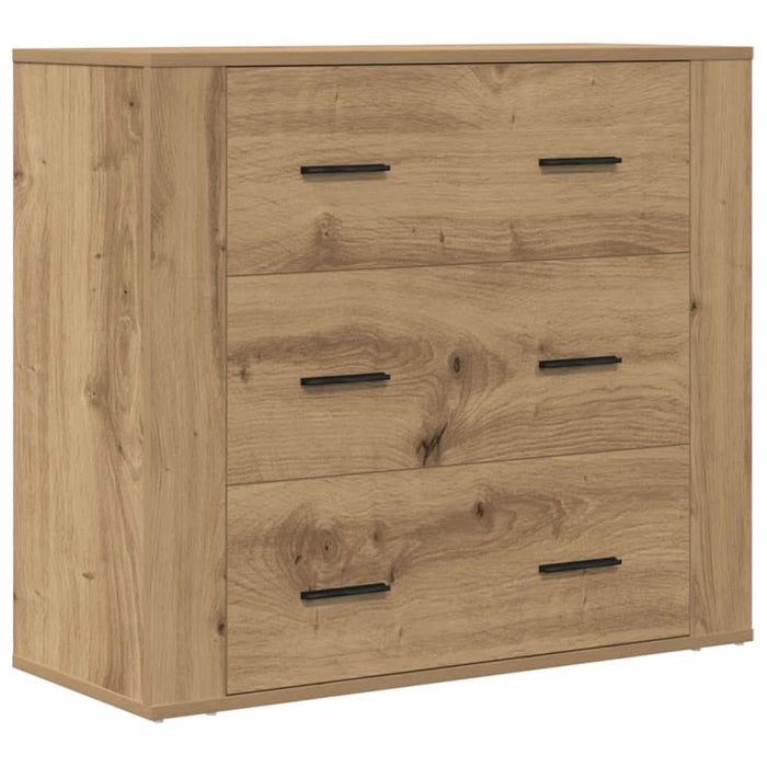 Dulap, stejar artizanal, 80x33x70 cm, lemn prelucrat - WALTI WALTI