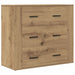 Dulap, stejar artizanal, 80x33x70 cm, lemn prelucrat - WALTI WALTI