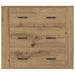 Dulap, stejar artizanal, 80x33x70 cm, lemn prelucrat - WALTI WALTI