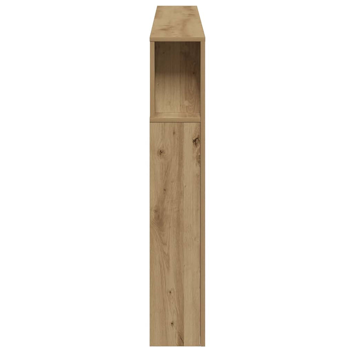 Tăblie de pat cu LED, stejar artizanal, 200x18,5x103,5 cm, lemn - WALTI WALTI