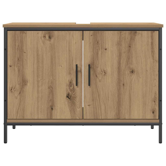 Dulap de chiuvetă, stejar artizanal, 80x30x60 cm lemn prelucrat WALTI