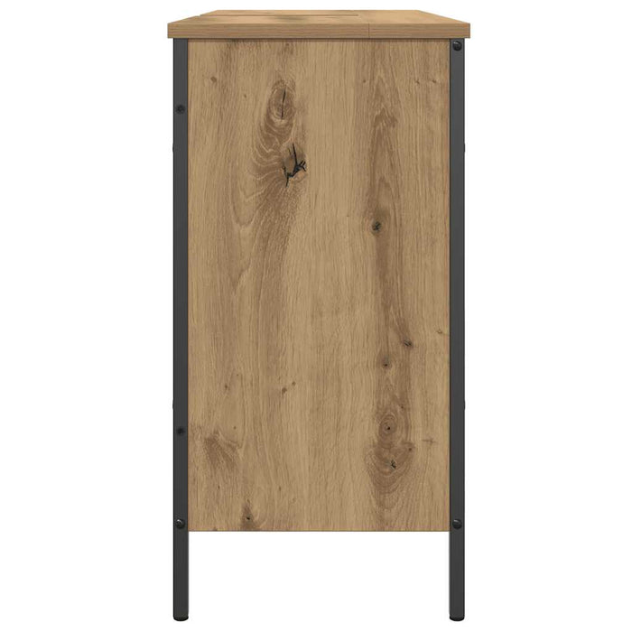 Dulap de chiuvetă, stejar artizanal, 80x30x60 cm lemn prelucrat WALTI