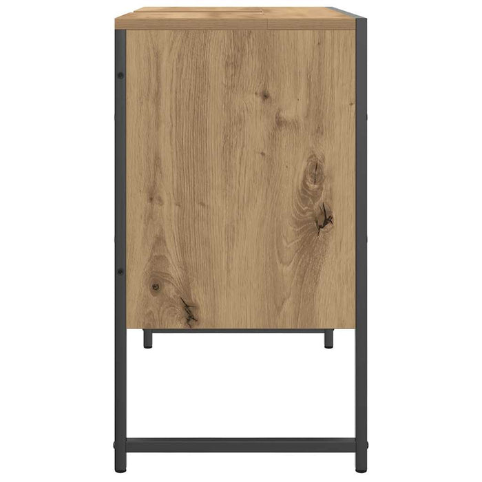 Dulap chiuvetă baie, stejar artizanal 65x33x60cm lemn prelucrat - WALTI WALTI