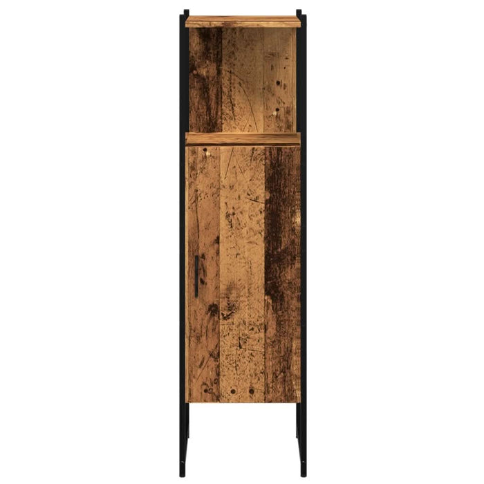 Dulap pentru baie, lemn vechi, 33x33x120,5 cm, lemn prelucrat - WALTI WALTI