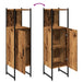 Dulap pentru baie, lemn vechi, 33x33x120,5 cm, lemn prelucrat - WALTI WALTI