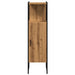 Dulap de baie, stejar artizanal, 33x33x120,5 cm, lemn prelucrat - WALTI WALTI
