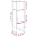 Dulap de baie, stejar artizanal, 33x33x120,5 cm, lemn prelucrat - WALTI WALTI