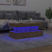 Măsuță de cafea cu lumini LED, stejar artizanal, 90x50x40 cm - WALTI WALTI