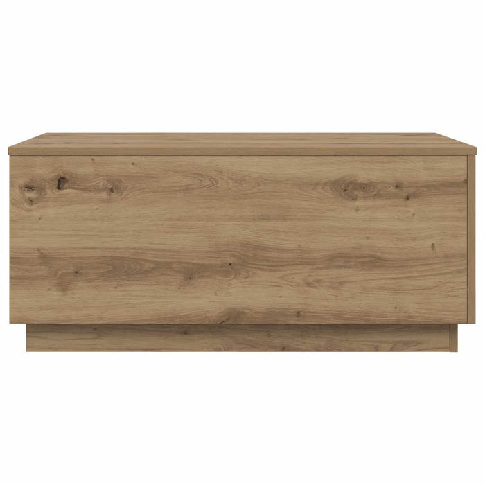 Măsuță de cafea cu lumini LED, stejar artizanal, 90x50x40 cm - WALTI WALTI