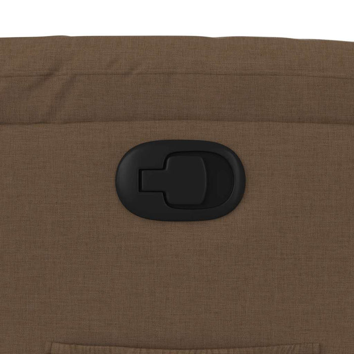Fotoliu rabatabil, maro, material textil WALTI
