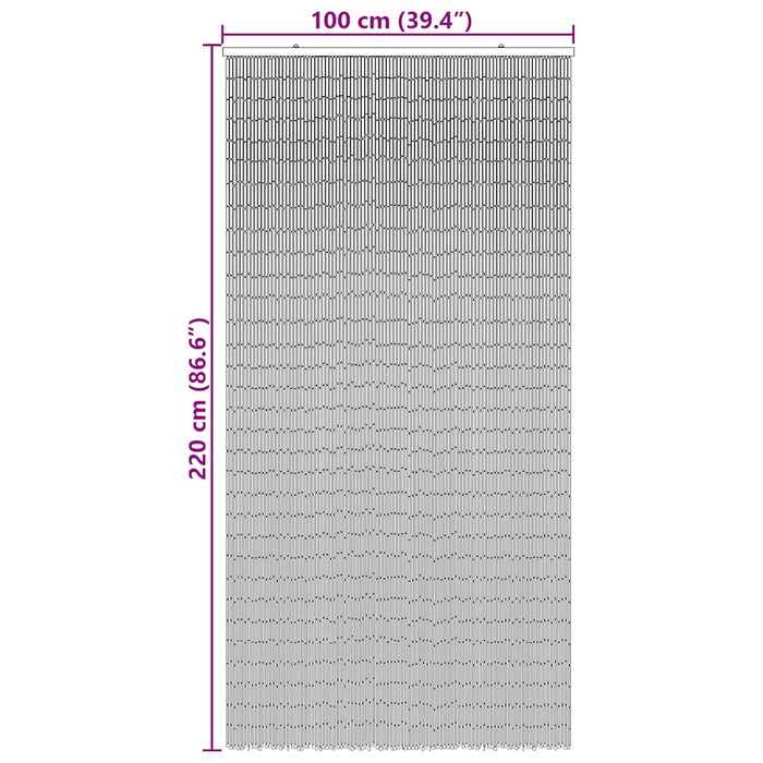 Perdele pentru ușă cu insecte imprimeu bambus 100x220 cm bambus - WALTI WALTI