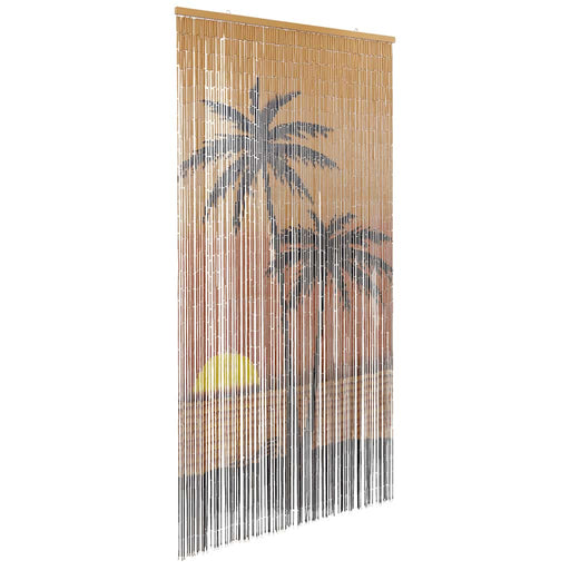 Perdele ușă cu insecte imprimeu palmieri 100x220 cm bambus - WALTI WALTI