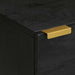 Noptiere, 2 buc., negru, 40x33x46 cm, lemn masiv de mango - WALTI WALTI