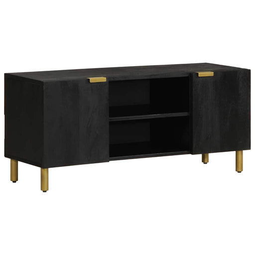 Dulap TV, negru, 105x33x46 cm, lemn prelucrat - WALTI WALTI