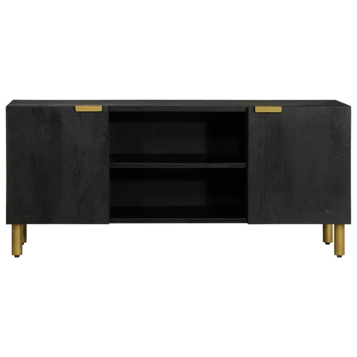 Dulap TV, negru, 105x33x46 cm, lemn prelucrat - WALTI WALTI