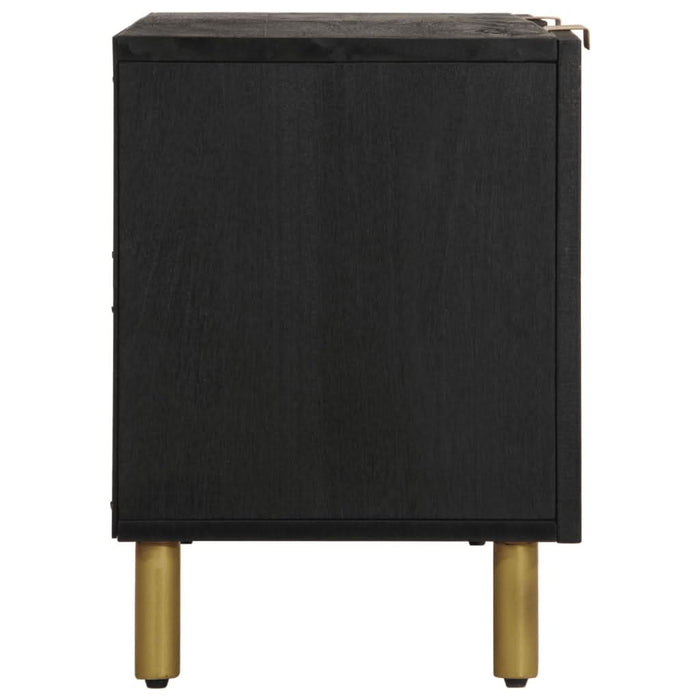 Dulap TV, negru, 105x33x46 cm, lemn prelucrat - WALTI WALTI