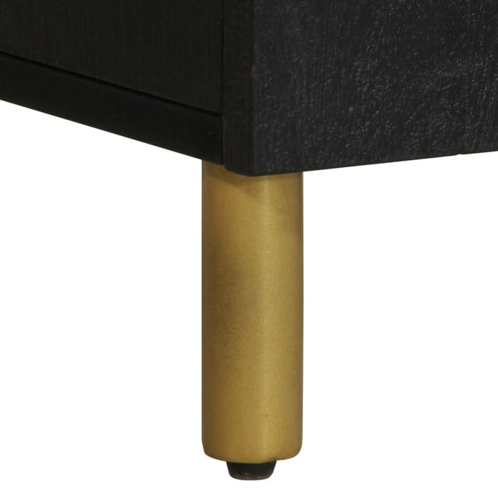 Dulap TV, negru, 105x33x46 cm, lemn prelucrat - WALTI WALTI