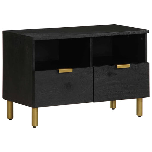 Dulap TV, negru, 70x33x46 cm, lemn prelucrat - WALTI WALTI