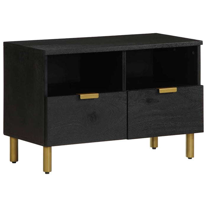 Dulap TV, negru, 70x33x46 cm, lemn prelucrat - WALTI WALTI