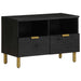 Dulap TV, negru, 70x33x46 cm, lemn prelucrat - WALTI WALTI