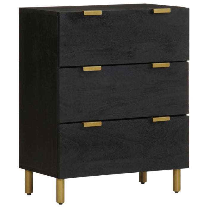 Dulap, negru, 60x33x75 cm, lemn prelucrat - WALTI WALTI