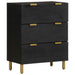 Dulap, negru, 60x33x75 cm, lemn prelucrat - WALTI WALTI