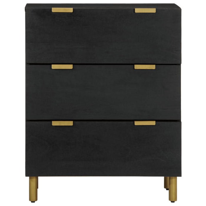 Dulap, negru, 60x33x75 cm, lemn prelucrat - WALTI WALTI