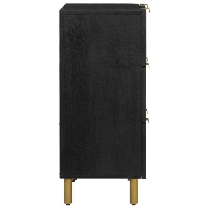 Dulap, negru, 60x33x75 cm, lemn prelucrat - WALTI WALTI