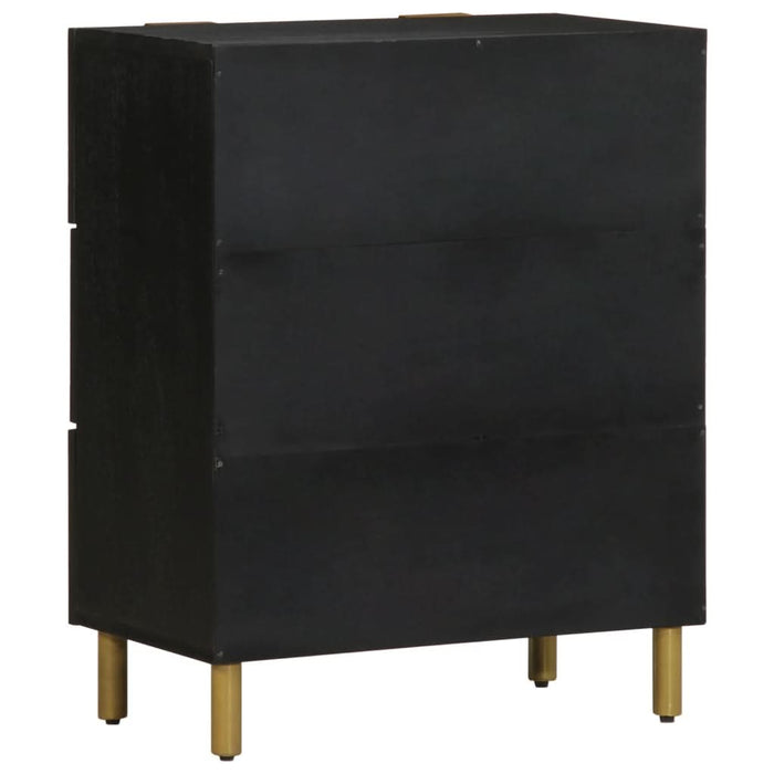 Dulap, negru, 60x33x75 cm, lemn prelucrat - WALTI WALTI