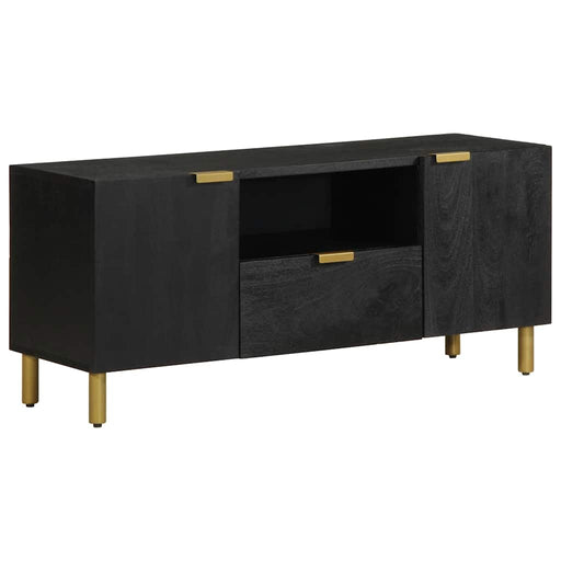 Dulap TV, negru, 105x33x46 cm, lemn prelucrat - WALTI WALTI