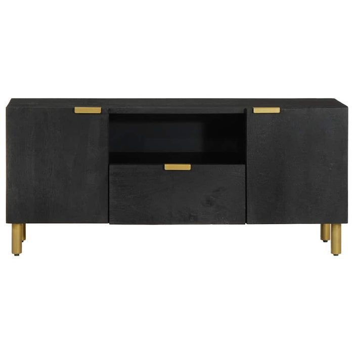 Dulap TV, negru, 105x33x46 cm, lemn prelucrat - WALTI WALTI