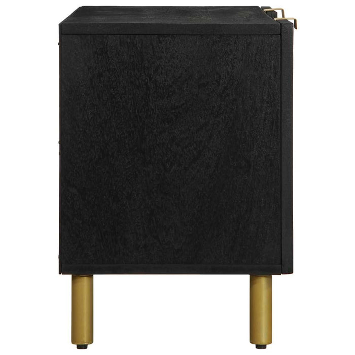 Dulap TV, negru, 105x33x46 cm, lemn prelucrat - WALTI WALTI