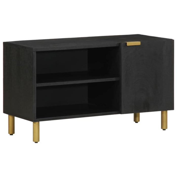 Dulap TV, negru, 80x33x46 cm, lemn prelucrat - WALTI WALTI