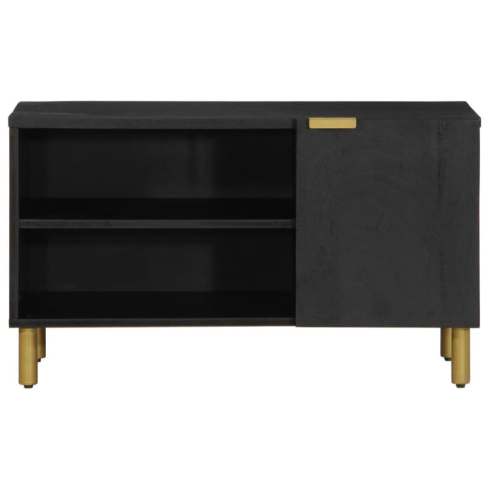 Dulap TV, negru, 80x33x46 cm, lemn prelucrat - WALTI WALTI