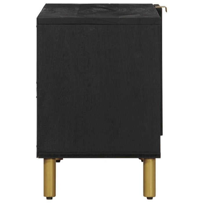 Dulap TV, negru, 80x33x46 cm, lemn prelucrat - WALTI WALTI