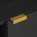 Dulap TV, negru, 80x33x46 cm, lemn prelucrat - WALTI WALTI