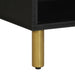 Dulap TV, negru, 80x33x46 cm, lemn prelucrat - WALTI WALTI