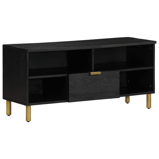 Dulap TV, negru, 100x33x46 cm, lemn prelucrat - WALTI WALTI
