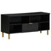 Dulap TV, negru, 100x33x46 cm, lemn prelucrat - WALTI WALTI