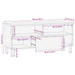 Dulap TV, negru, 100x33x46 cm, lemn prelucrat - WALTI WALTI