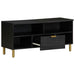 Dulap TV, negru, 100x33x46 cm, lemn prelucrat - WALTI WALTI