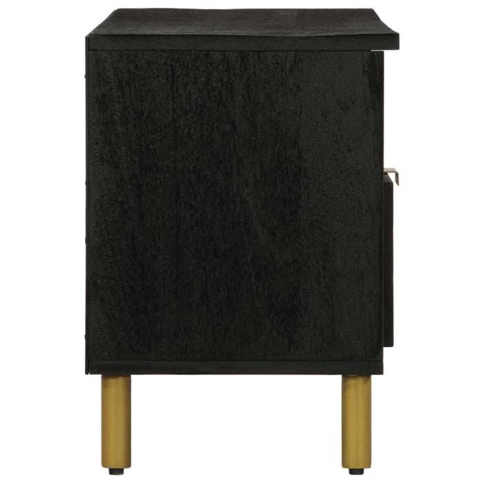 Dulap TV, negru, 100x33x46 cm, lemn prelucrat - WALTI WALTI