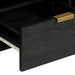 Dulap TV, negru, 100x33x46 cm, lemn prelucrat - WALTI WALTI