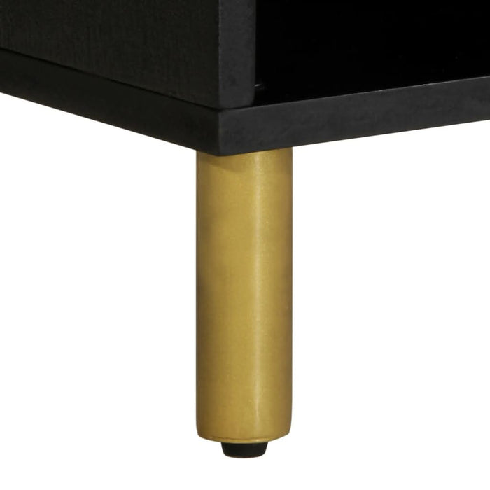 Dulap TV, negru, 100x33x46 cm, lemn prelucrat - WALTI WALTI