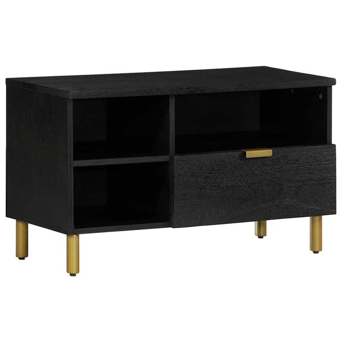 Dulap TV, negru, 80x33x46 cm, lemn prelucrat - WALTI WALTI