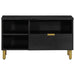 Dulap TV, negru, 80x33x46 cm, lemn prelucrat - WALTI WALTI
