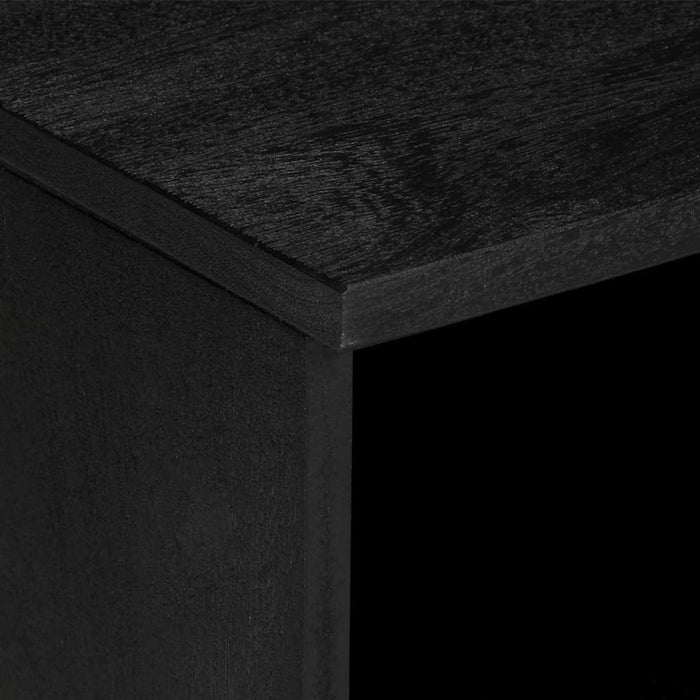 Dulap TV, negru, 80x33x46 cm, lemn prelucrat - WALTI WALTI